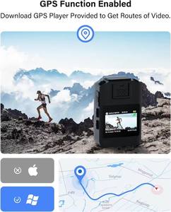 <span class=keywords><strong>BOBLOV</strong></span> nueva llegada 128GB 4K/2160P 4000mAh 13 horas de grabación de vídeo GPS videocámara seguridad cuerpo usado Cámara - Product Image 4