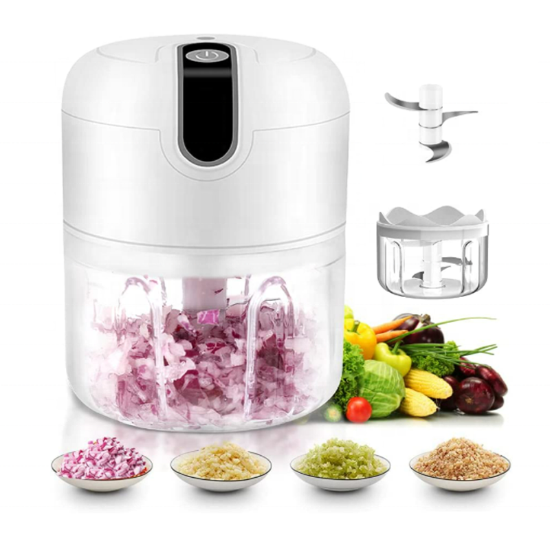 Mini picadora eléctrica de alimentos, Herramientas 12 en 1 para cocina, ajo, cebolla, verduras