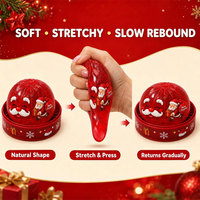 Cadeaux promotionnels mystère de Noël : Boules sensorielles anti-stress en forme de boulette pour les fêtes de fin d'année et les fêtes d'anniversaire