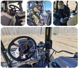 Yüksek tork yüksek doğruluk 12V 13Nm traktör otomatik direksiyon sistemi tarım gps rehberlik sistemleri adaptörü çoklu traktör markası