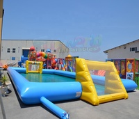 Terrain de football gonflable, billard gonflable, terrain de SUP POLO gonflable