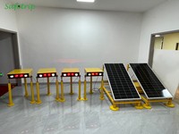 Projecteur de signalisation de piste PAPI à LED solaire Safetrip pour solutions d'éclairage au sol des aéroports