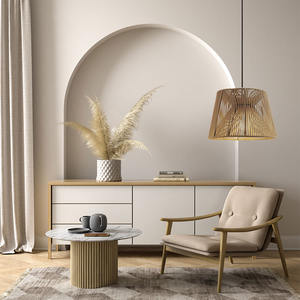 Lámpara colgante E27 con cordón de seda arena 300mm 40w - Product Image 3