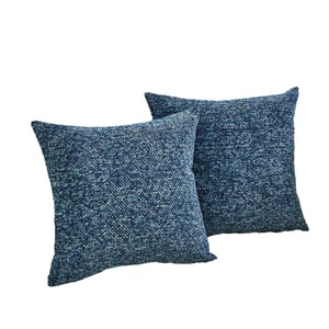 手工制作装饰枕套 18x18 条纹抱枕套 纹理枕套 农舍装饰靠垫套 - Product Image 5