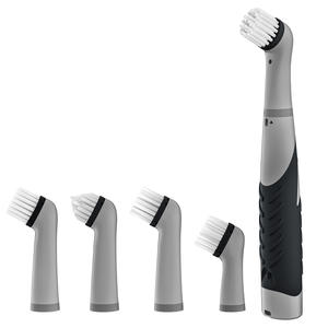 ABS+TPR Non-Slip Handle Battery <strong>Electric</strong> Powerful Scrubber <strong>Cleaning</strong> <strong>Brush</strong> With 4 in 1 Interchangeable <strong>Brush</strong> Heads Kit - Product Image 2