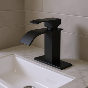 Grifo de Baño Contemporáneo Db de un Solo Grifo con Caño en Cascada, Latón Pulido, Montaje en Suelo, 1 Orificio, Válvula de Cerámica - Product Image 2