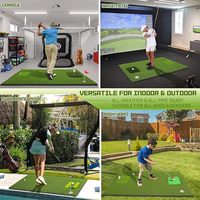 Tapis de golf 6 en 1 pour l'entraînement et la pratique Tapis de golf de qualité supérieure Golfeurs de tous niveaux