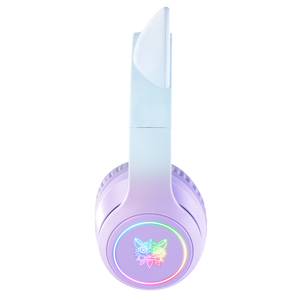 Nuevos Auriculares Infantiles <span class=keywords><strong>ONIKUMA</strong></span> <span class=keywords><strong>B90</strong></span> RGB, Auriculares Plegables BT con Orejas de Gato Desmontables - Product Image 5