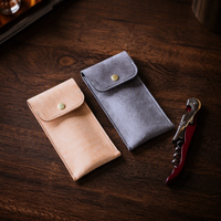 Ouvre-bouteille en cuir PU pour vin rouge, étui léger en cuir, tire-bouchon, porte-sac en PU