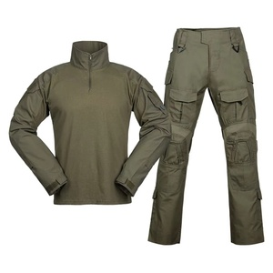 Chemise tactique G3 Frog respirante camouflage à col montant et fermeture éclair pour l'automne – Qualité supérieure pour l'entraînement en extérieur - Product Image 6