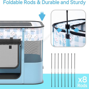 Corral Plegable Portátil para Mascotas con Cubierta Extraíble Oxford, Venta al Por Mayor, para Perros y Gatos - Product Image 5