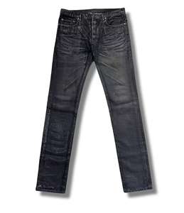 Jeans Personalizados AIPA, Jeans Deslavados de Color Oscuro, Jeans Desgastados Estilo <span class=keywords><strong>Rock</strong></span> 'n' Roll, Jeans Lavados a Mano - Product Image 5