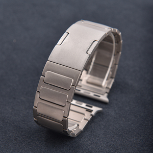 Bracelet de montre en titane de luxe JAETIUM pour Apple Watch Ultra, bracelet de remplacement léger pour montre connectée OEM ODM - Product Image 1