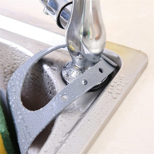 Kitchen Organizer Gadgets Sink <strong>Shelf</strong> Soap Sponge Drain Rack Silicone Storage <strong>Basket</strong> - Product Image 5