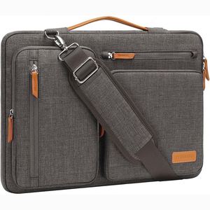 Échantillon gratuit en gros 15.6/17.3 pouces dames pochette d'ordinateur étanche porte-documents grand ordinateur épaule Tole sac pour bureau voyage - Product Image 2
