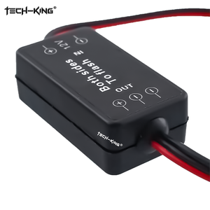 टेक किंग 12 वी दोनों ने फॉग लाइट की अगुवाई वाली ड्रिल स्ट्रिप्स कार मोटरसाइकिल के लिए बाएं/दाएं स्ट्रोब फ्लैश मॉड्यूल बॉक्स को टक्कर देने की कोशिश की - Product Image 4