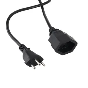 Switzerland 3 pin plug power cord For Laptop Lamp Computer