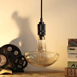 Bombilla LED retro Edison E27, 4W equivalente a 60W, forma irregular, adecuada para iluminación decorativa en patios <span class=keywords><strong>de</strong></span> restaurantes. - Product Image 5