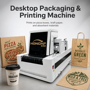 Desktop One Pass Printing Machine Easy Operation Single Pass for Small Business Custom <b>Paper</b> Bag Pizza Box - Product Image 1