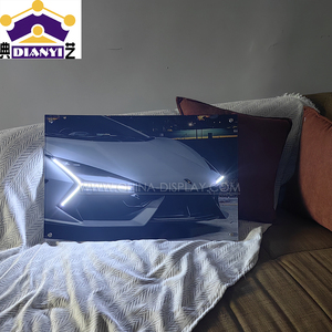 Mural de papel pintado de coche LED 3D personalizado, tema de café Hotel decoración de arte de pared 3D habitación dormitorio decoración de Mural de techo - Product Image 6
