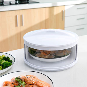 ฝาครอบจานอาหารแบบหลายชั้น C89 ป้องกันฝุ่น สำหรับเก็บอาหารเหลือ พับได้ เก็บรักษาความสด สำหรับโต๊ะอาหาร - Product Image 6