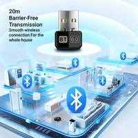 Adaptateur USB BT6.0 Brlink pour PC Windows 11/10/8.1, récepteur et émetteur Bluetooth pour clavier/souris, dongle USB