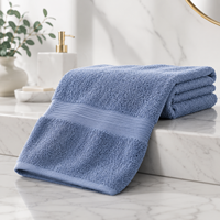 Luxury Thickened Super Absorbent Antibacterial Pure Cotton Towel 513GSM 35*78cm for Indoor Outdoor Activities