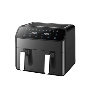 Freidora de Aire Inteligente de 8L con Doble Cámara, Horno Eléctrico con Pantalla Táctil y Revestimiento Antiadherente de PTFE para Uso Doméstico - Product Image 2