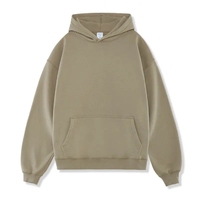 Sweat à capuche personnalisé avec logo, tendance automne-hiver, simple, 100% coton, vêtements streetwear pour hommes, sweats à capuche surdimensionnés