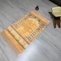 Tapis de prière imprimé 3d, sacs en Poly, Rectangle, formaldéhyde, lever du soleil, mosquée, Pile plate musulmane CN;TIA AZO, vente en gros