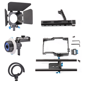 Cage de caméra YELANGU C500 avec boîte mate et mise au point pour LUMIX DMC GH4 pour Sony A7S/A7/A7R/A7RII/<span class=keywords><strong>A7SII</strong></span> - Product Image 6