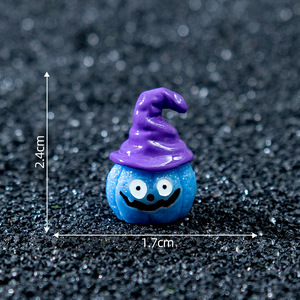 Figurines miniatures d'Halloween, mini-décorations citrouille, figurines en résine, statues pour fête, maison, jardin, décoration slime - Product Image 6