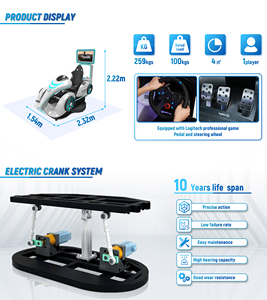 FuninVR – Machine de jeu d'arcade 9d Vr, simulateur de conduite de course de <span class=keywords><strong>Karting</strong></span> VR avec jeux interactifs - Product Image 6