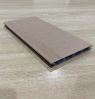 Planche de terrasse en aluminium à grain de bois, co-extrusion WPC, pour projets de villas et jardins extérieurs
