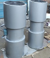 Ventilateur de stationnement de voiture antidéflagrant avec pales en aluminium, système de ventilation axiale haute vitesse