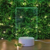Veilleuse LED à piles RVB à distance, lampe de nuit personnalisée, 16 couleurs, pour bricolage