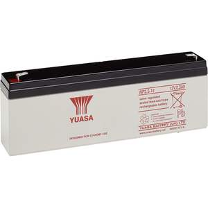 แบตเตอรี่ Yuasa NP2.3-12 12V 2.3Ah VRLA สำหรับใช้งานสำรอง แบตเตอรี่ตะกั่วกรดอุตสาหกรรมแบบชาร์จได้ - Product Image 1