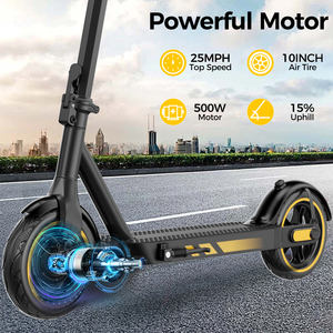 [V10] Patinete Eléctrico [Stock UE/EE. UU.] 500W, Neumático de 10 Pulgadas, Batería de 36V 10.5 Ah, Plegable, Potente - Product Image 4