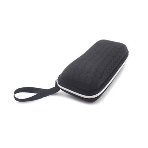 Étui à lunettes Gm en EVA avec fermeture éclair, noir, pour lunettes à monture complète, haute résistance, boîte de rangement portable pour lunettes - Product Image 3