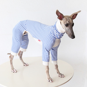 Manteau à quatre pattes Petstyle à rayures et motifs de dessins animés pour Chiens Italiens et Whippets – Vêtements pour animaux toutes saisons - Product Image 3