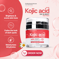 Crème pour le visage, lotion, ensemble de soins de la peau coréen, crème éclaircissante pour les taches brunes à l'acide kojique avec alpha arbutine et glutathion
