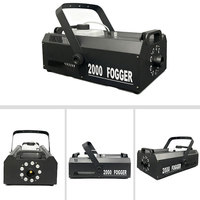Machine à fumée DMX MINGLANG 2000W en gros d'usine avec télécommande, lumières multicolores AC 110-220V pour scène, concert et performance