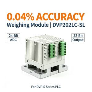 Delta DVP202LC-SL Load Cell Weighing Module, 24-Bit ADC, 2-Channel, RS-485, for DVP-S PLC - Product Image 1