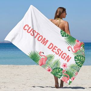 ผ้าเช็ดตัวชายหาดไมโครไฟเบอร์แบบกำหนดเองเป็นมิตรกับสิ่งแวดล้อม OEM - Product Image 1
