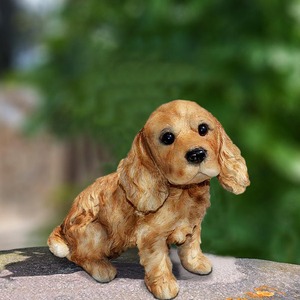 Puppy Sculptuur Hars Hond Ambachten - Product Image 3