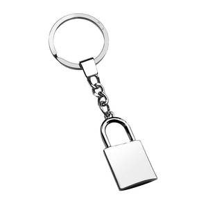 Elegante Portachiavi in Lega con Lucchetto, Portachiavi alla Moda in Acciaio Inossidabile con Stampa Offset, Apribottiglie a Forma di Cuore e Luce, Idea Regalo - Product Image 1