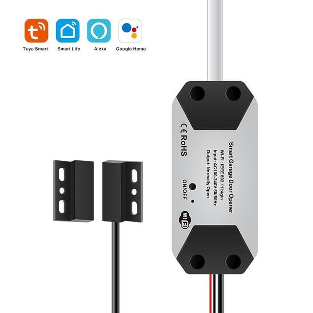 Glomarket Tuya Wifi Intelligent Automatic Remote Smart Garage Gate Door Controller Works With Alexa Assistant Google