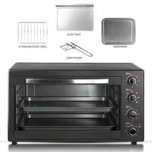 Four électrique de haute qualité avec plaque de cuisson, grille de cuisson, pince à plaque, four à convection pour la cuisson des pizzas - Product Image 2