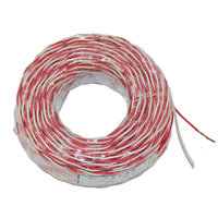 Cable de Extensión Plano Trenzado RGB de 4 Pines UL2468, Cable Aislado de PVC OFC Estañado para Tira de Luz LED RGB