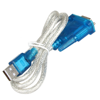 Cable Adaptador Serial USB 2.0 a DB9 RS232 de 1.8m con Conductores de Cobre Puro, Blindaje Trenzado y Revestimiento de PVC para Computadoras